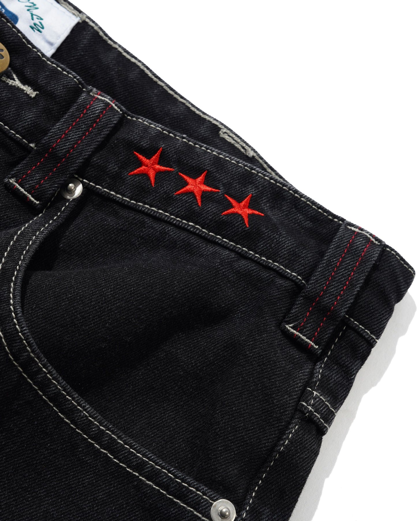 Cash Only - Stars Denim Jeans Washed Black