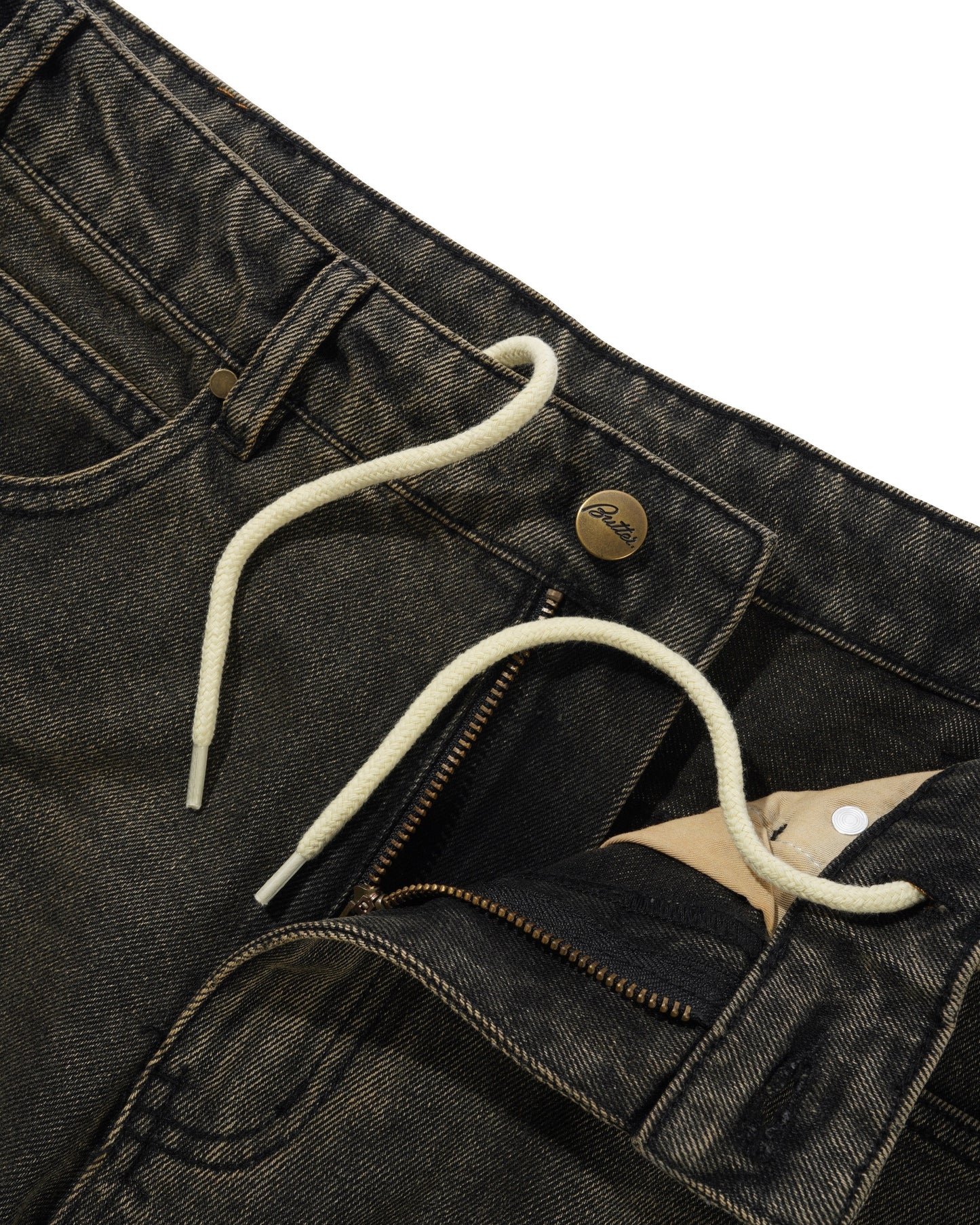 Butter Goods - Straight Leg Denim Pants Brown Tint