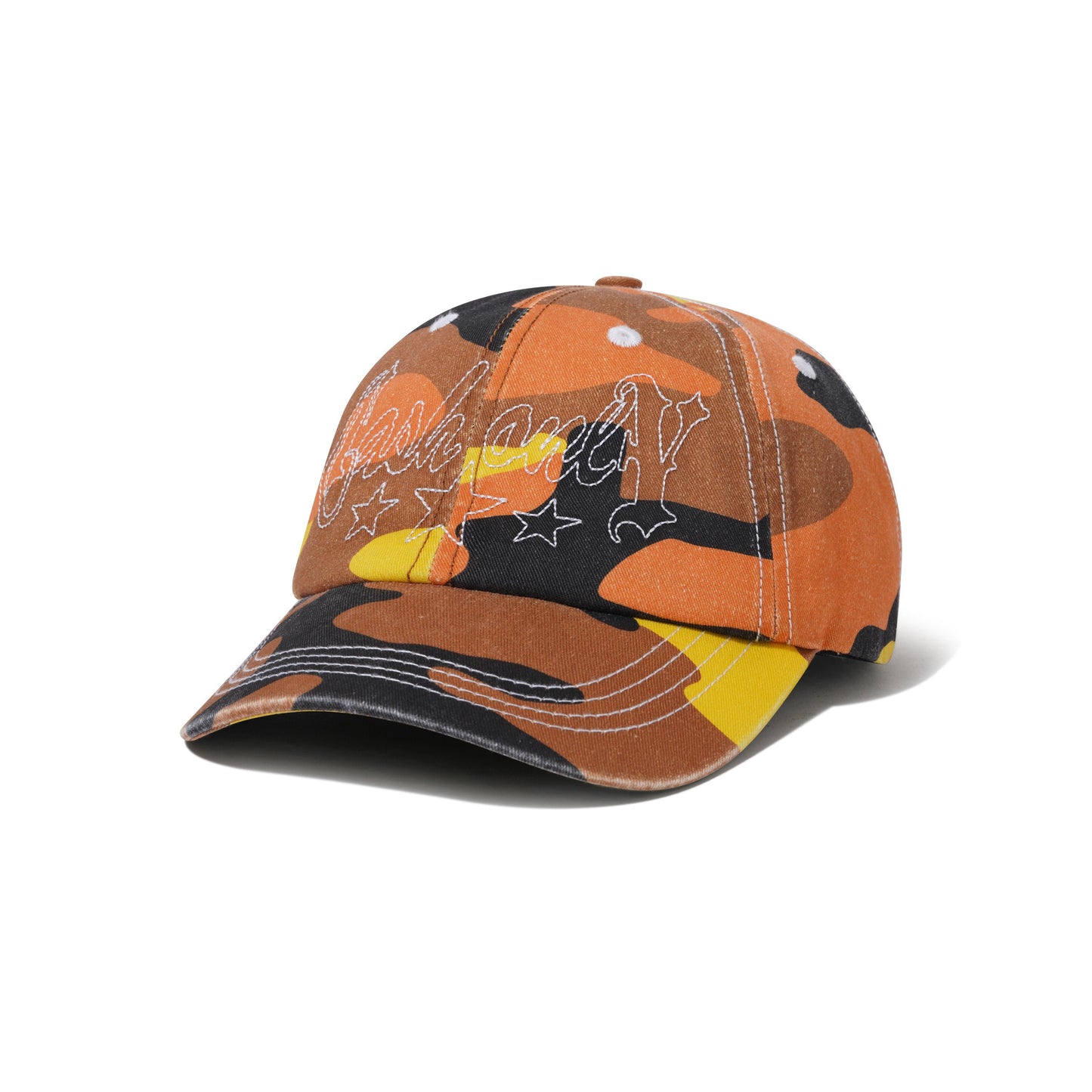 Cash Only - Strip 6 Panel Cap Fall Camo