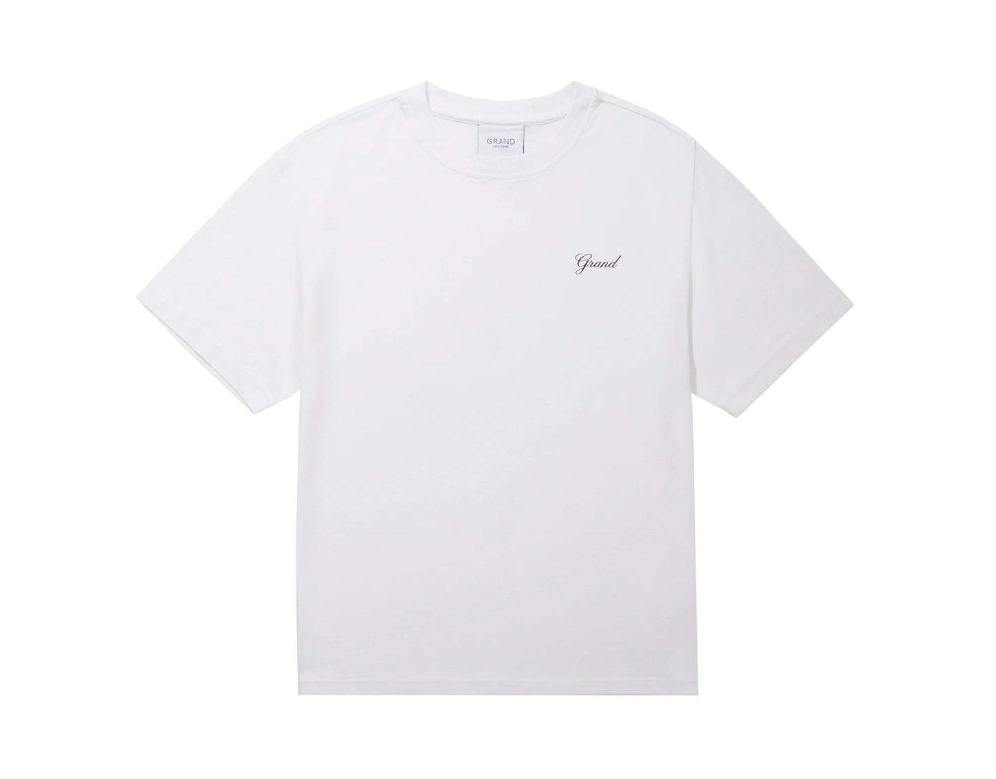 Grand Collection - Script Tee White