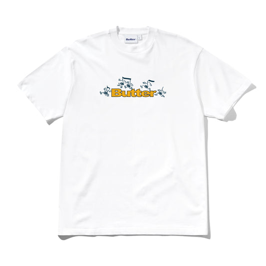 Butter Goods - Tempo Logo Tee White