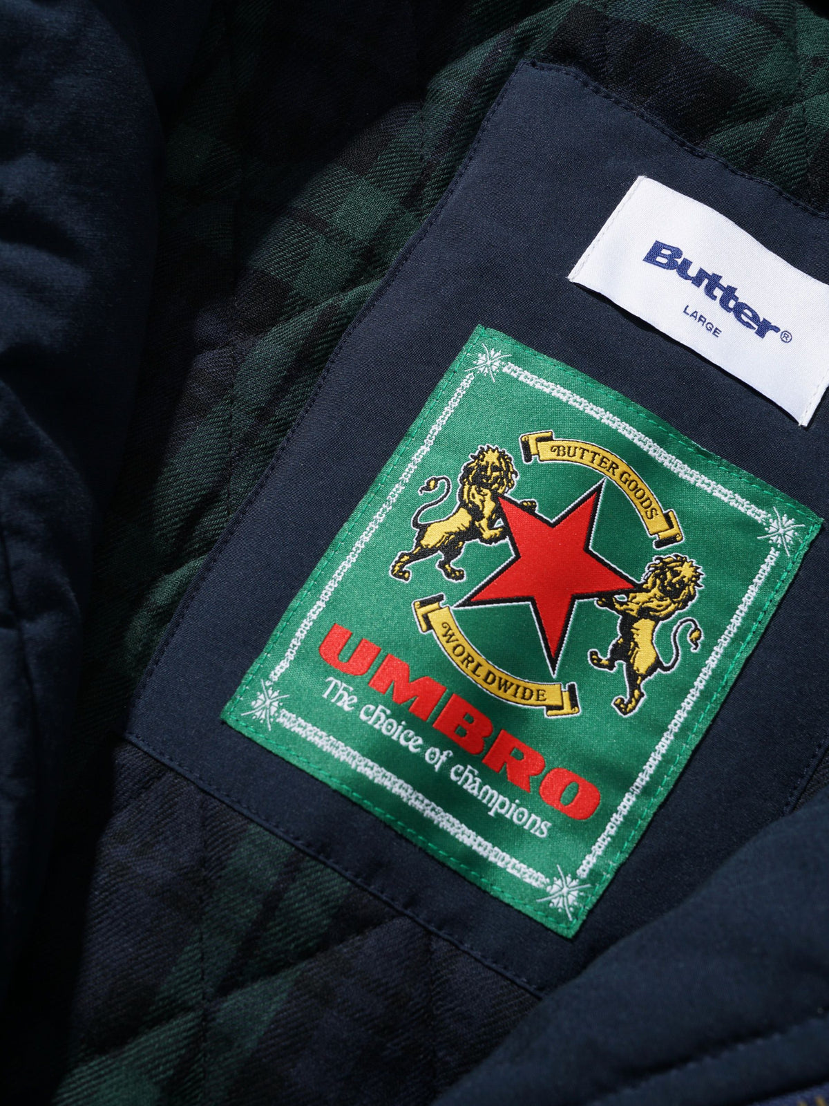 Butter Goods - Butter x Umbro Victory Jacket Navy