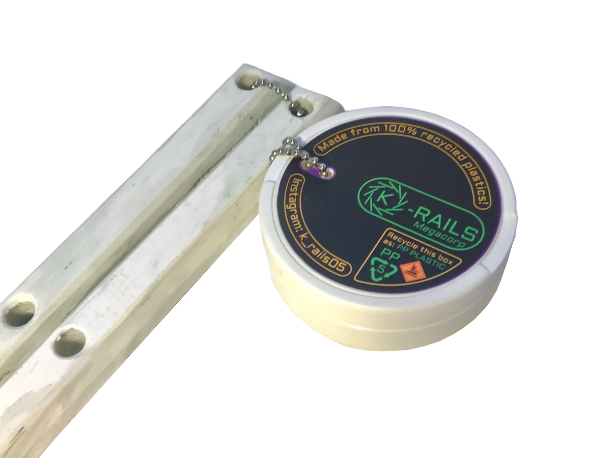 K Rails Top View K-RAILS - White Rails – Tile Square