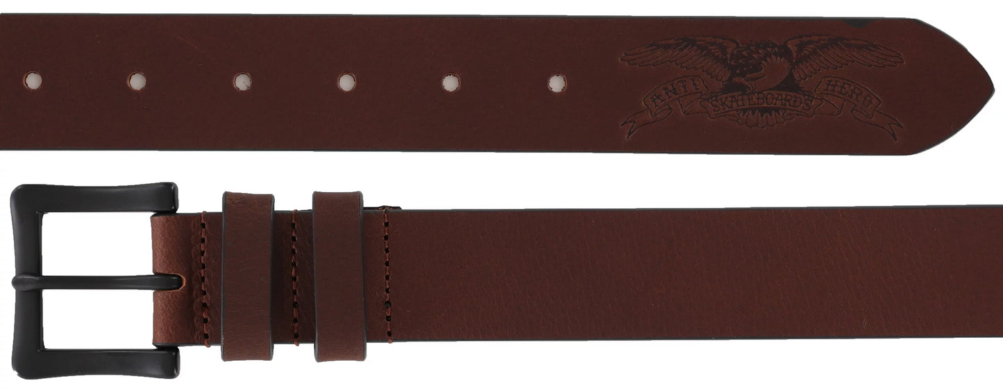 Antihero - Basic Eagle Leather Belt Brown