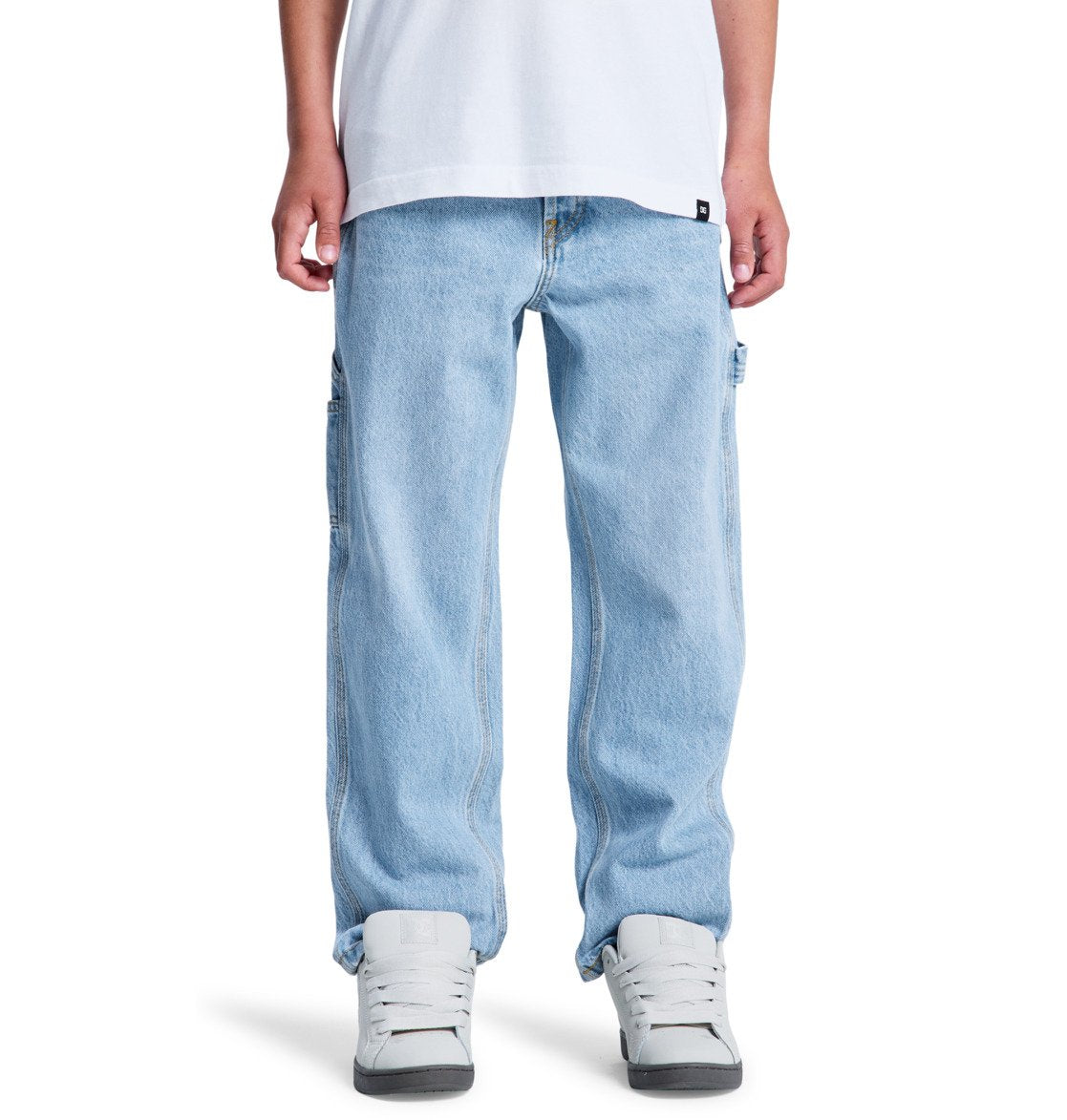DC Shoes - Worker Baggy Carpenter Jeans Light Indigo (Youth)