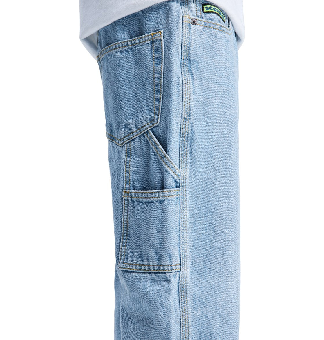 DC Shoes - Worker Baggy Carpenter Jeans Light Indigo (Youth)