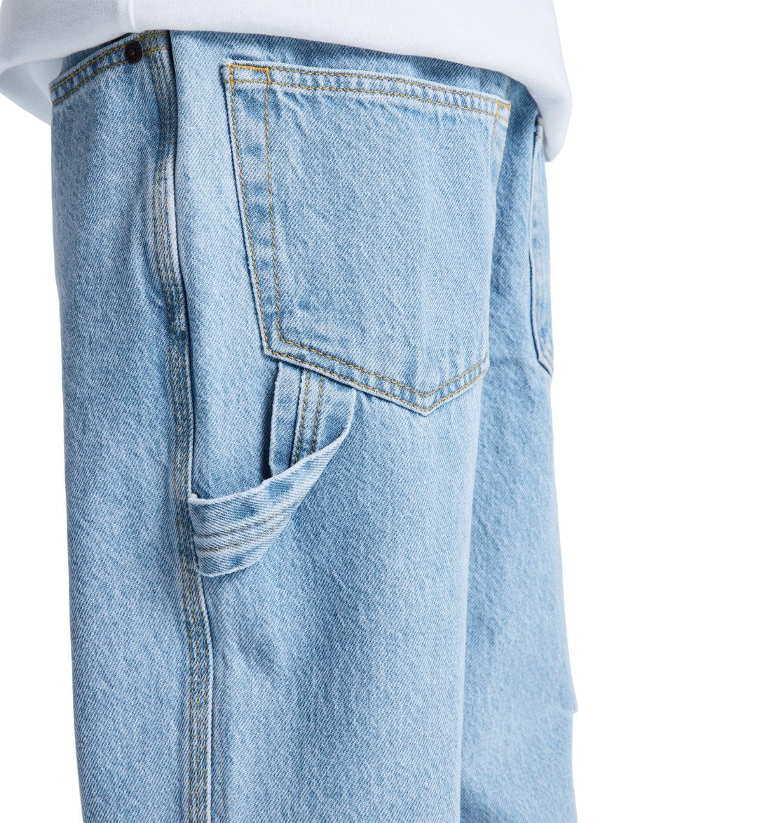 DC Shoes - Worker Baggy Carpenter Jeans Light Indigo (Youth)