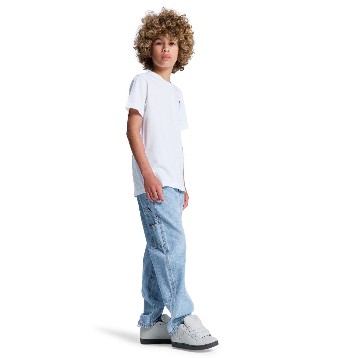 DC Shoes - Worker Baggy Carpenter Jeans Light Indigo (Youth)