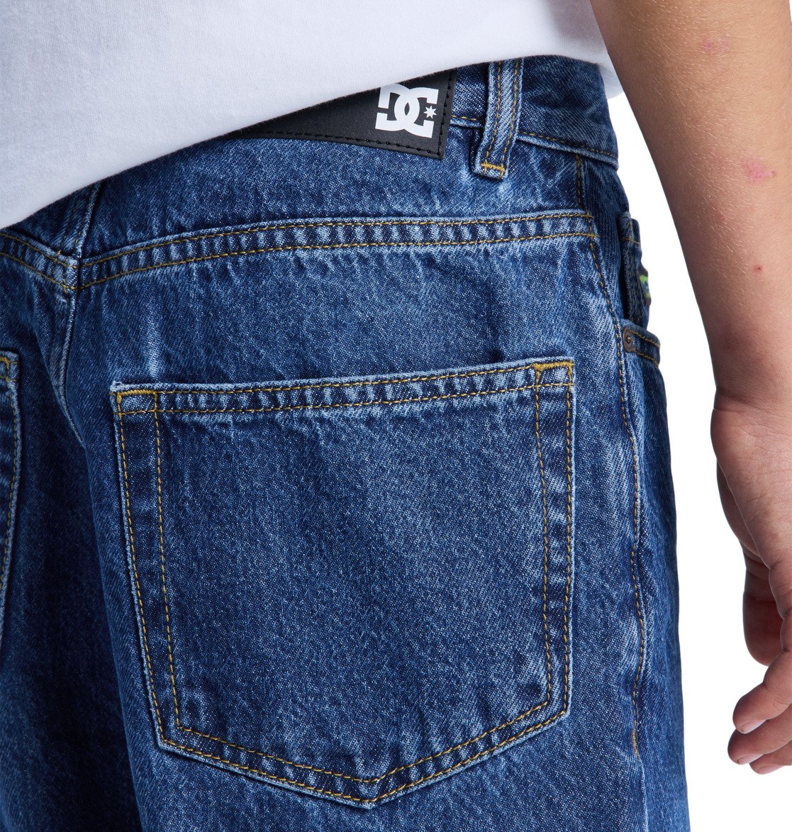 DC Shoes - Baggy Denim Jeans Stone Washed Indigo (Youth)