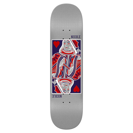 Real Skateboards - Nicole Queen Of Hearts 8" Twin Nose