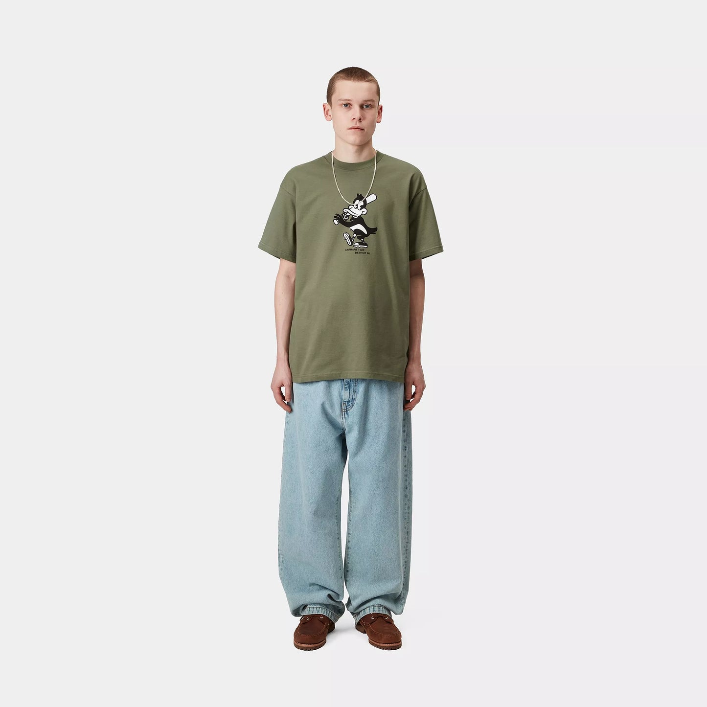 Carhartt - S/S Home Run T-Shirt Dollar Green