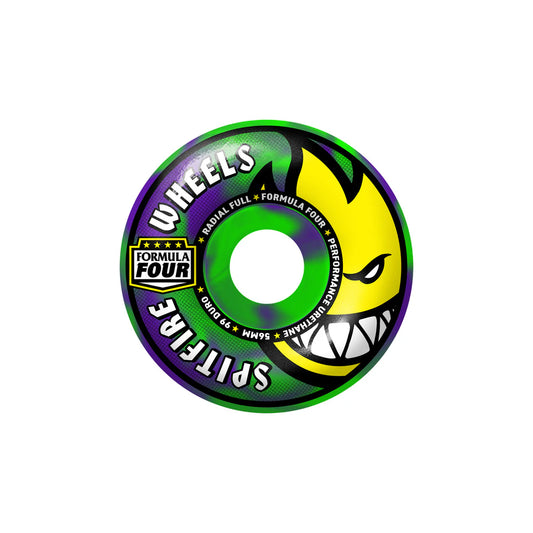 Spitifre - F4 Radial Full Neon Green/Purple 99A 56mm