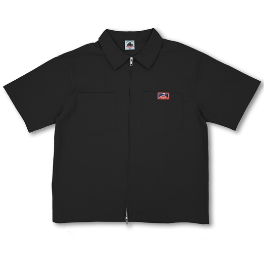 Damage - Uniform Zipper Shirt Black