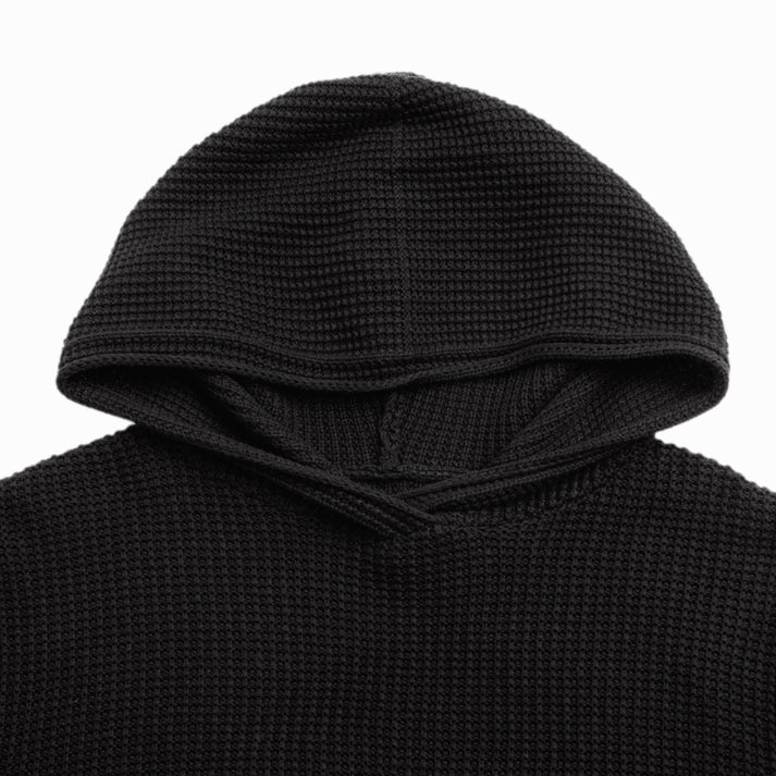 Yardsale - Waffle Knit Pullover Black